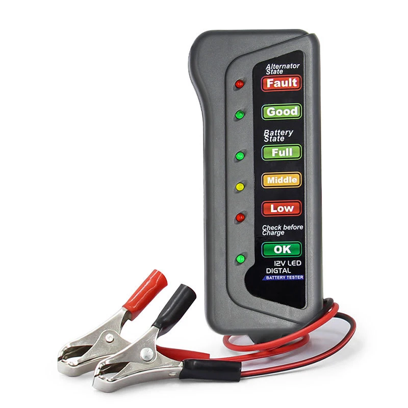 Alternator Tester Digital Diagnostic Tool - Mini testeur de batterie de voiture