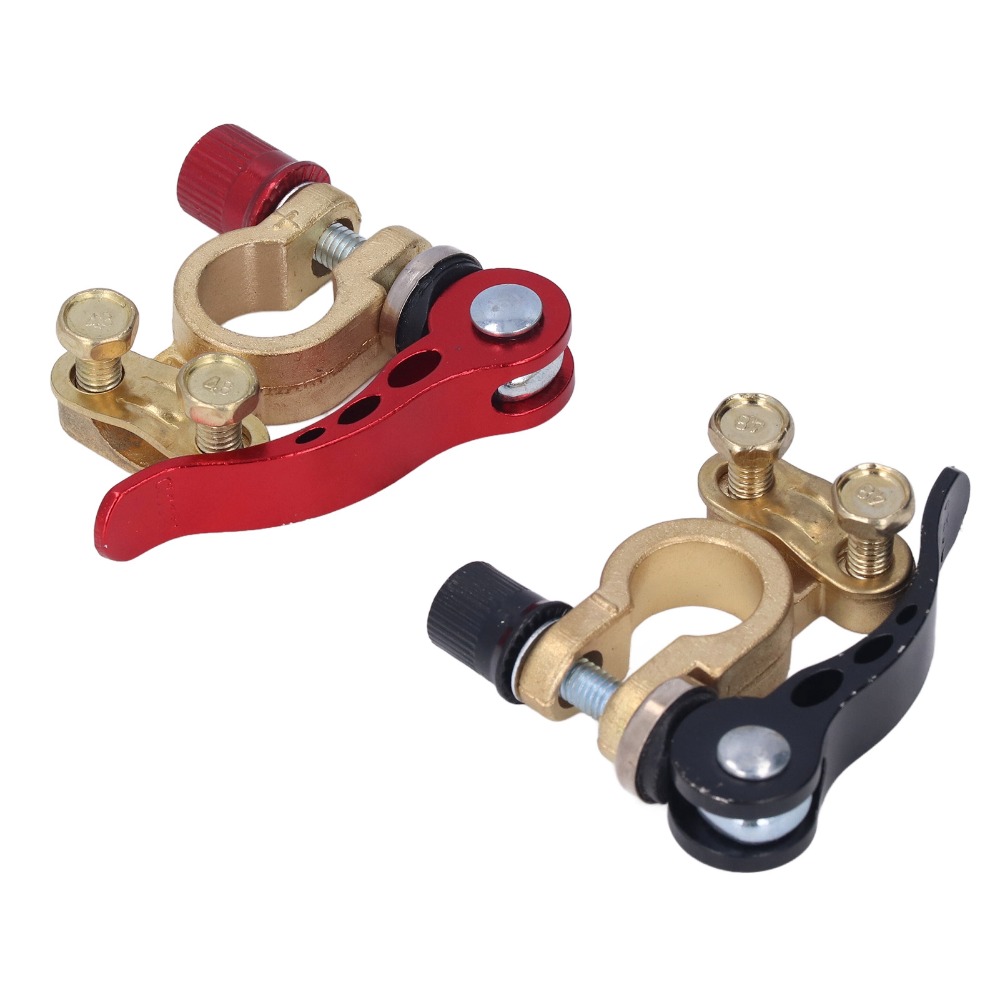 Battery Terminal Clamps Quick Release Brass - 2 connecteurs de bornes de batterie