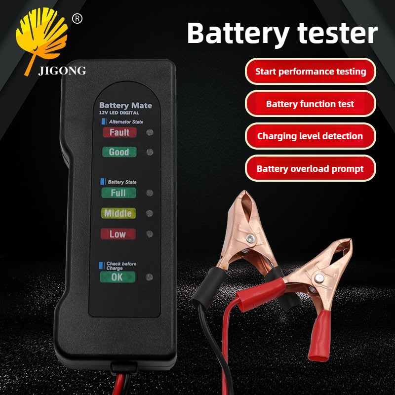 Alternator Tester Digital Diagnostic Tool - Testeur de démarrage de batterie de