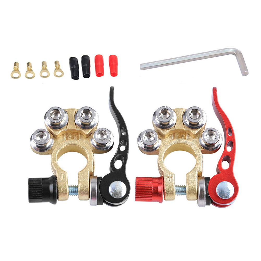 Battery Terminal Clamps Quick Release Brass - Connecteurs de bornes de batterie de