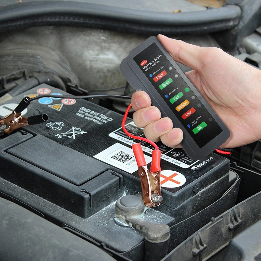 Alternator Tester Digital Diagnostic Tool - Mini testeur de batterie de voiture