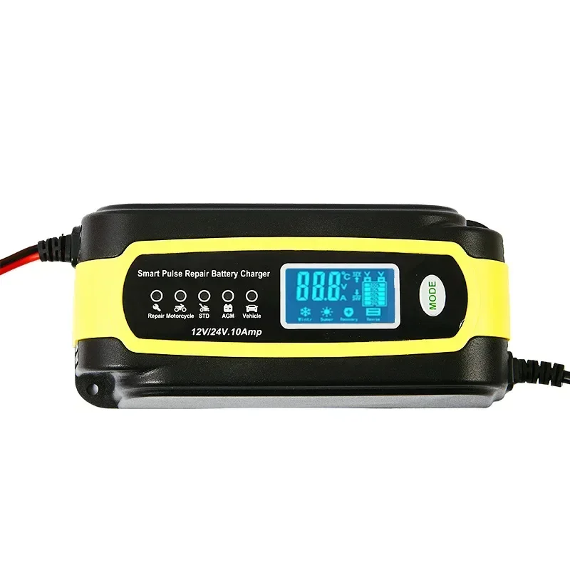 Car Battery Trickle Charger Maintainer 5A - Chargeur de batterie de voiture réglable,