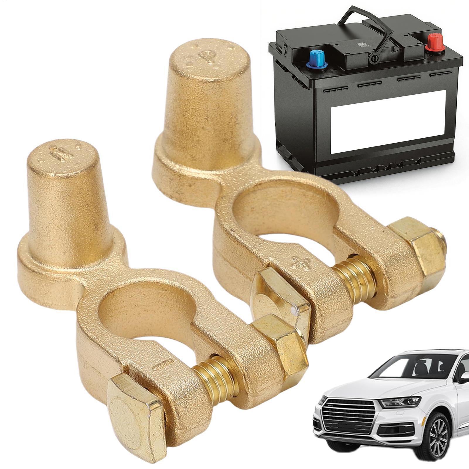 Battery Terminal Clamps Quick Release Brass - 1 paire de bornes de batterie