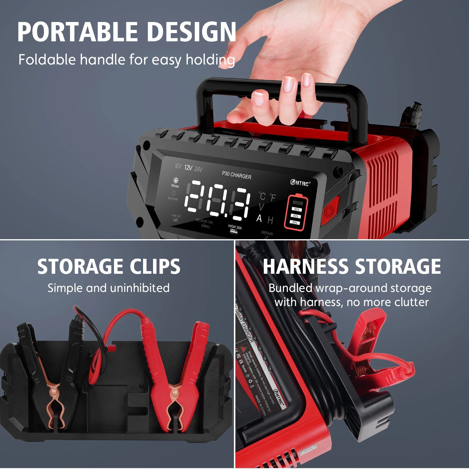 EAFC 30A chargeur de batterie  - Lifepo4 Battery Charger Smart Automatic avis et prix