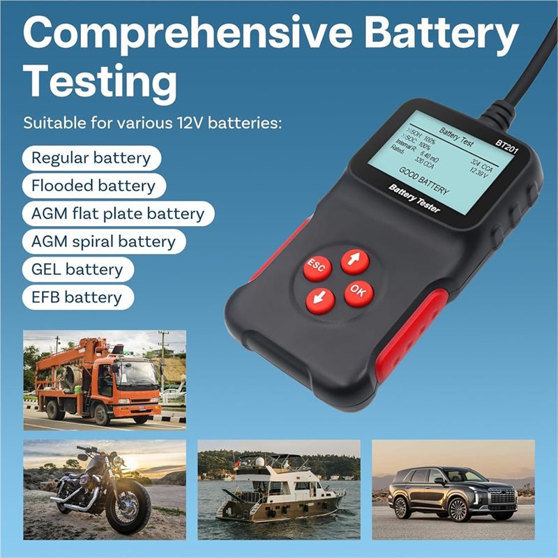 AA94 – Testeur de batterie de  - Alternator Tester Digital Diagnostic Tool avis et prix