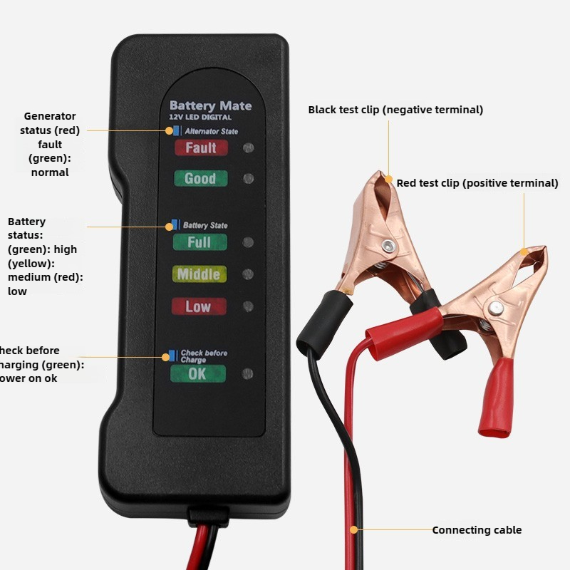 Testeur de démarrage de batter - Alternator Tester Digital Diagnostic Tool avis et prix