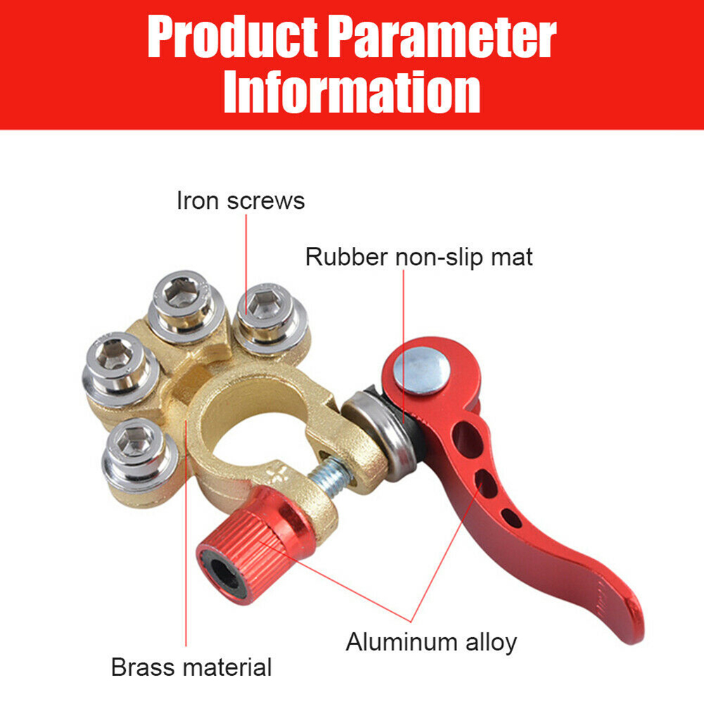 Connecteurs de bornes de batte - Battery Terminal Clamps Quick Release Brass avis et prix