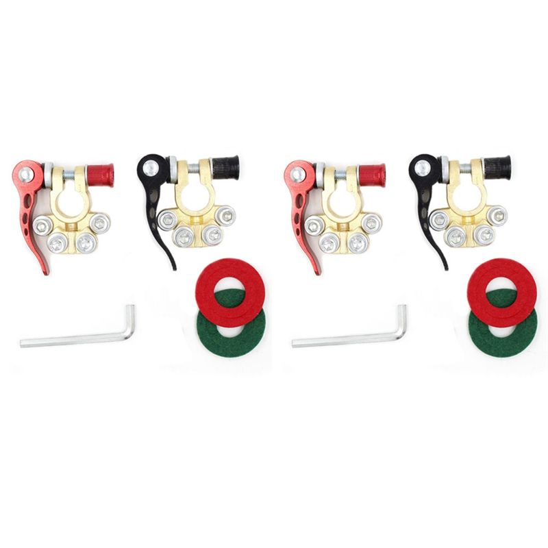 2X 12V 24V Bornes de batterie  - Battery Terminal Clamps Quick Release Brass avis et prix
