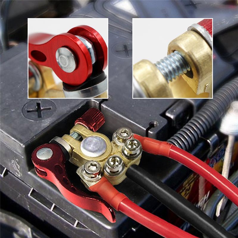 2X 12V 24V Bornes de batterie  - Battery Terminal Clamps Quick Release Brass avis et prix