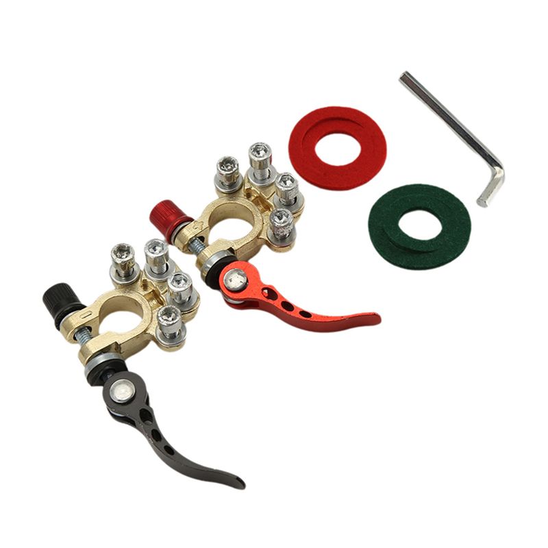 Bornes de batterie de voiture  - Battery Terminal Clamps Quick Release Brass avis et prix