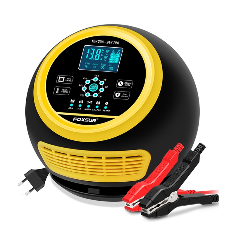 Super promotion : chargeur de  - Smart Car Battery Charger 12V 24V 20A avis et prix