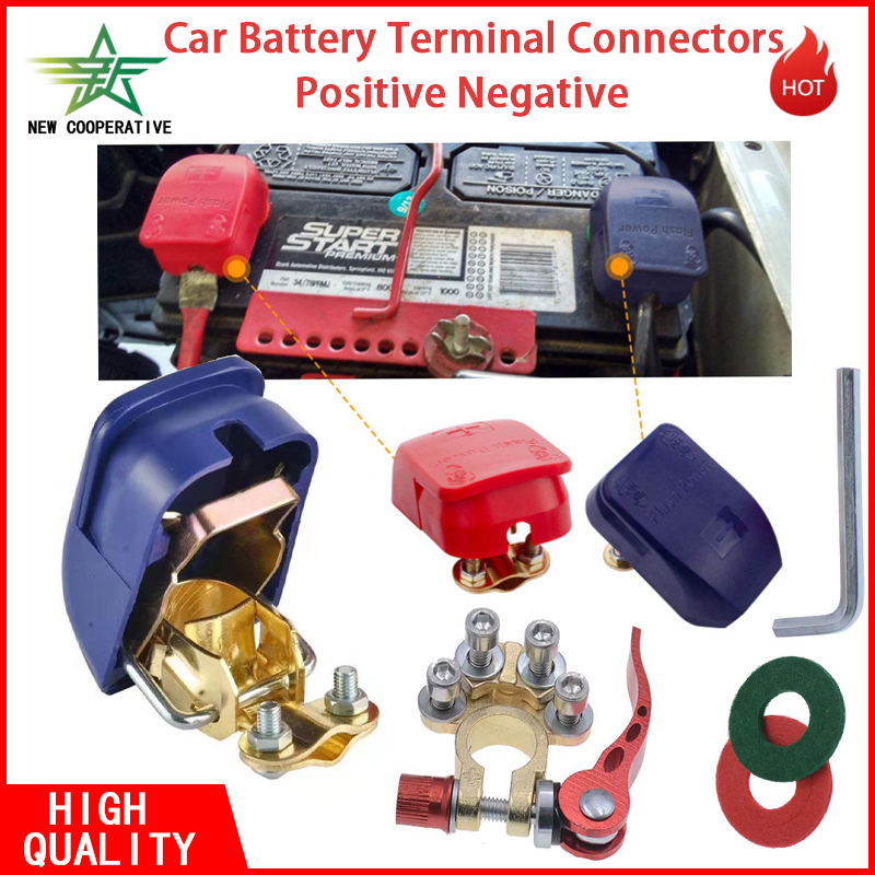 1 paire de bornes de batterie  - Battery Terminal Clamps Quick Release Brass avis et prix
