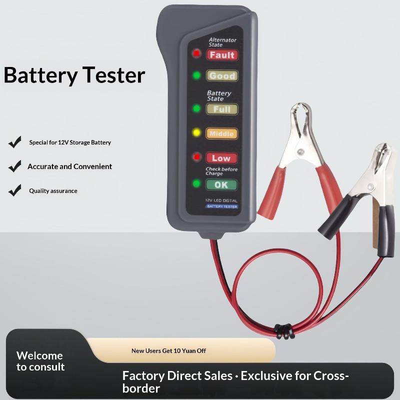 Mini testeur de batterie de vo - Alternator Tester Digital Diagnostic Tool avis et prix