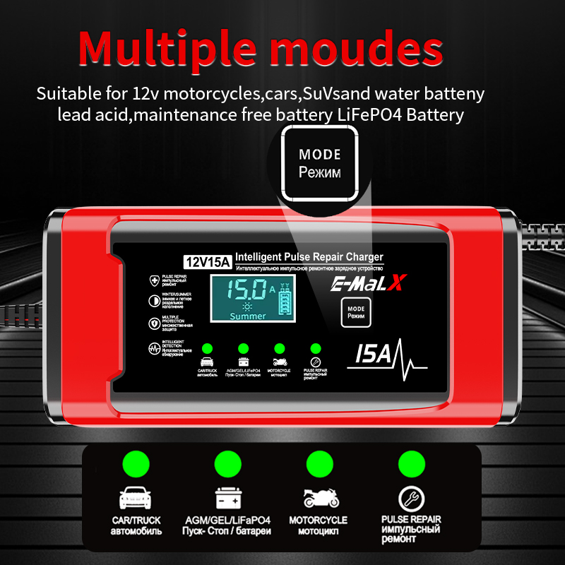 Chargeur de batterie intellige - Lifepo4 Battery Charger Smart Automatic avis et prix