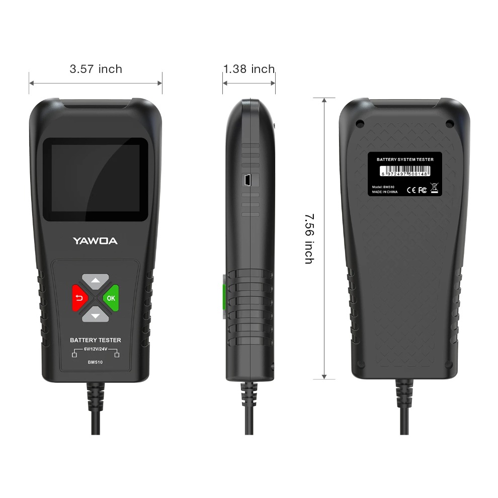 Testeur de batterie de voiture - Car Battery Load Tester Digital Cranking avis et prix